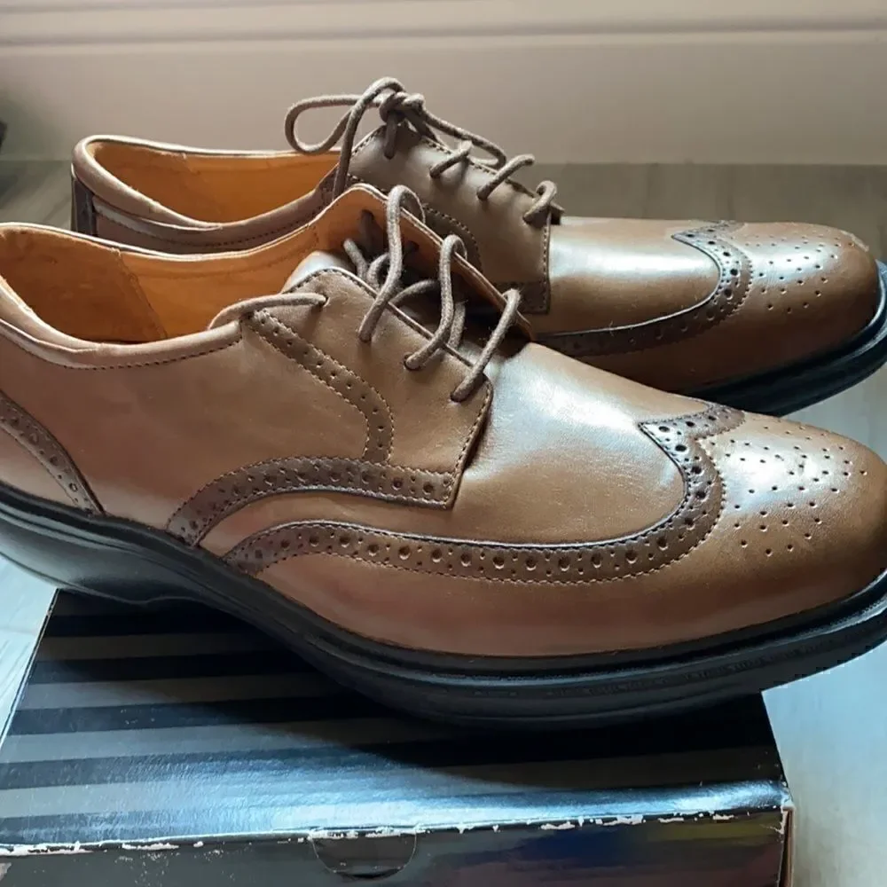 NWOT Dr Comfort Chestnut Brown 8 1/2 W STK 8320 Shoes Comfort Oxford Diabetic